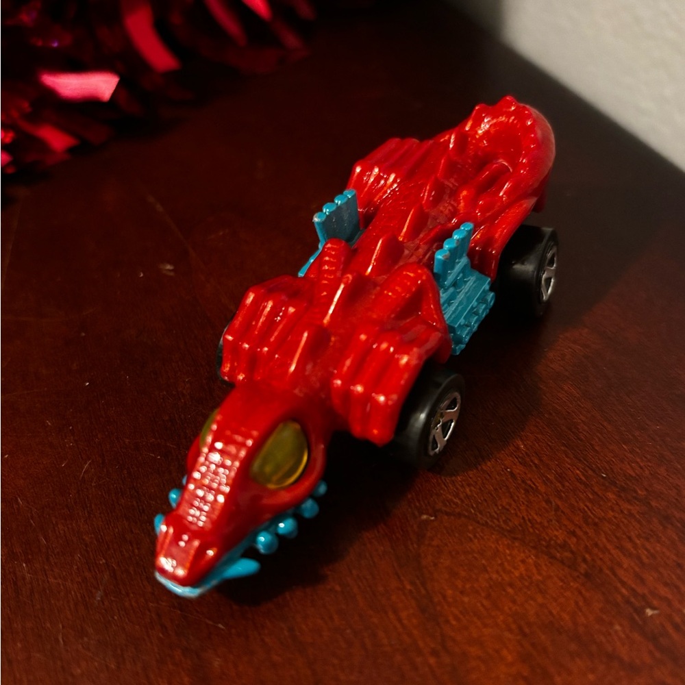 Hot Wheels Red and Blue Dragon car. 1985 Malaysia